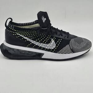 Nike Womens Air Max Flyknit Racer DM9073-002 White Running Shoes Sneakers Size 9